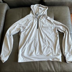 Vuori Ponto Performance Half Zip Hoodie platinum